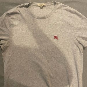 Grey Burberry Brit t shirt size large